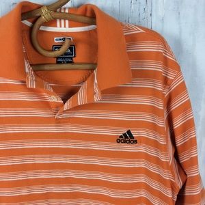 ADIDAS Men’s Climalite Orange Golf Polo L
